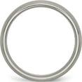 thumbnail image 2 of Titanium Brushed Center 6mm Grooved Band (Size 6.5) Made In China tb48-6.5, 2 of 5
