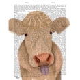 thumbnail image 3 of Fab Funky 20x24 Black Modern Framed Museum Art Print Titled - Funny Farm Cow 1 Book Print, 3 of 5