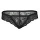 thumbnail image 3 of Lencería para hombres Colcomx Ropa interior de encaje transparente Único Negro, 3 of 8