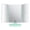 Green, variant on Tri-fold Lighted Vanity Tabletop Mirror Green with 21 LED Lights, Touch Screen, 3x/2x/1x Magnification