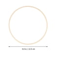 thumbnail image 3 of SHISUYAN Bamboo Dream Catcher Circle for DIY Use Assorted Color Wall Hanging Crafts 7.5 Inch, 3 of 9