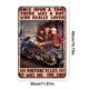 thumbnail image 5 of Placa Metal Vintage para Motocicletas Pintura Hierro Rectangular Artística Pared 30x40cm, 5 of 9