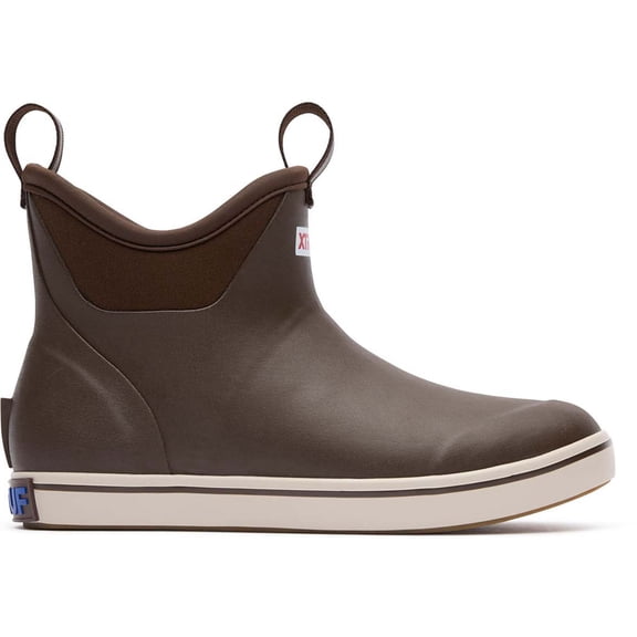 Women's Fleece Lined Ankle Deck Boot, Brown, Size 8(M)