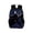 H, variant on Spider Series Lightweight Student Backpack - Durable Canvas Bookbag with Cool Noir Graphic Print, Ideal for Daily Commute and Outing
