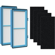 AER1 Filter Replacement for Holmes Air Purifier HAPF30AT HAP242-NUC, Total Air 2 True HEPA 4 Carbon Booster