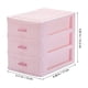 thumbnail image 3 of Caja de almacenamiento de escritorio de 1 pieza Caja tipo cajón Caja de joyería multicapa para niña, 3 of 7