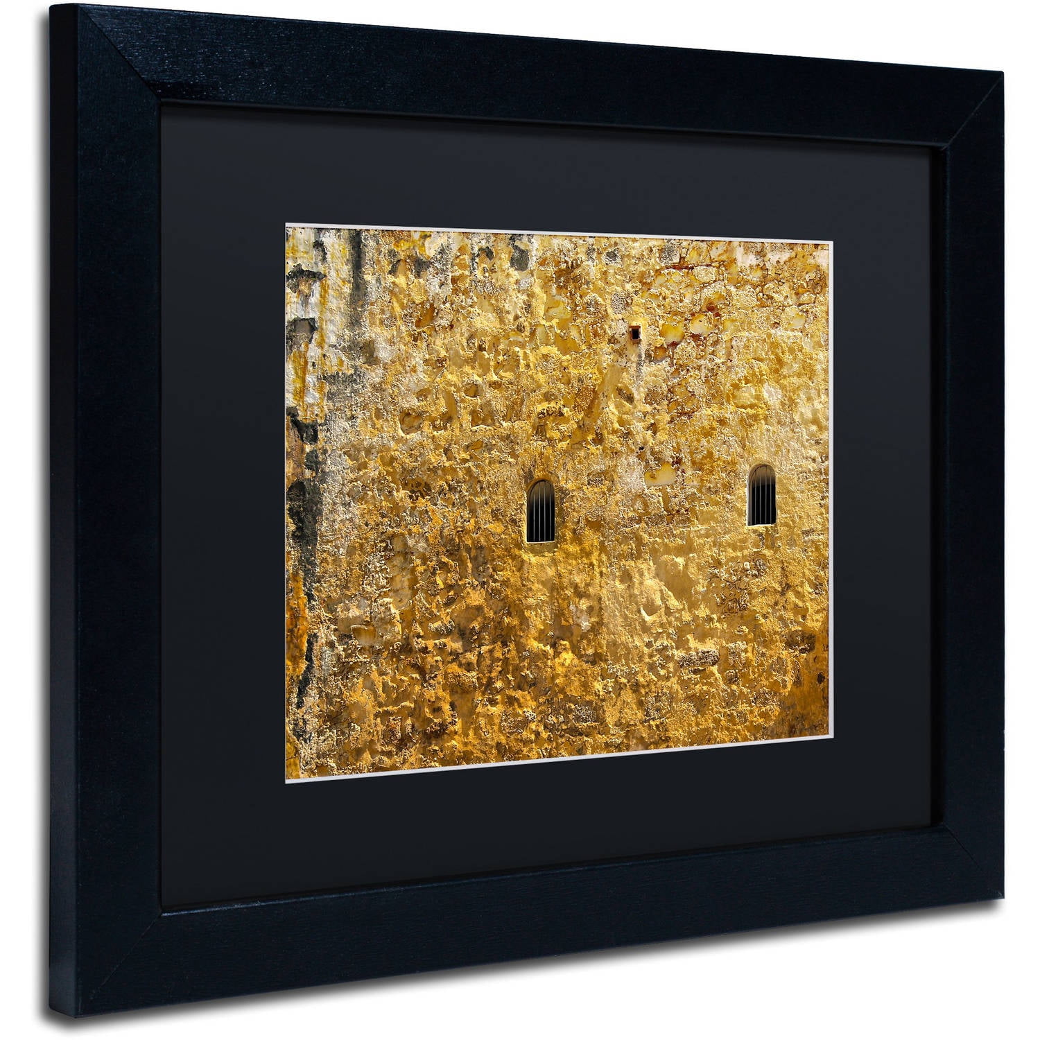 Trademark Fine Art "Castillo de San Felipe del Morro 17" Canvas Art by CATeyes, Black Matte, Black Frame