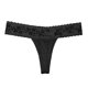 thumbnail image 2 of Gibobby Ropa interior bikini elástica para mujer Logo de personalizado, Tangas a rayas de cintura , Bikini , tangas personalizadas, ropa interior de mujer, bragas, Tanga de al(Negro， S), 2 of 5