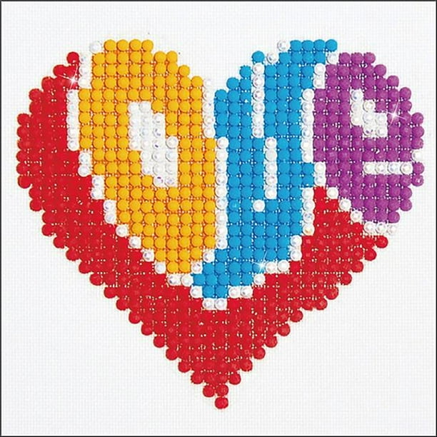 Needleart World DDF1012 Love Diamond Art Kit