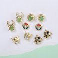 thumbnail image 2 of Pendientes de tuerca de dibujos animados de circón de varios elementos para niñas y mujeres, joyería de moda, regalo de fiesta, nuevo, 1 par, 2 of 3