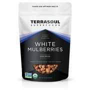 Terrasoul Superfoods Organic Sun-Dried White Mulberries, 1.0 Lb