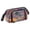 Colorful Flowers and Planets, variant on Nylon Fish Mouth Pencil Case with Large Capacity Zipper Pencil Pouch Mushrooms and Plants Pattern Pencil Bag Organizers