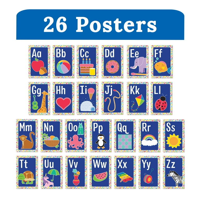 Mini Posters, Alphabet, 26 Mini Posters Mini Posters, Alphabet, 26 Mini Posters