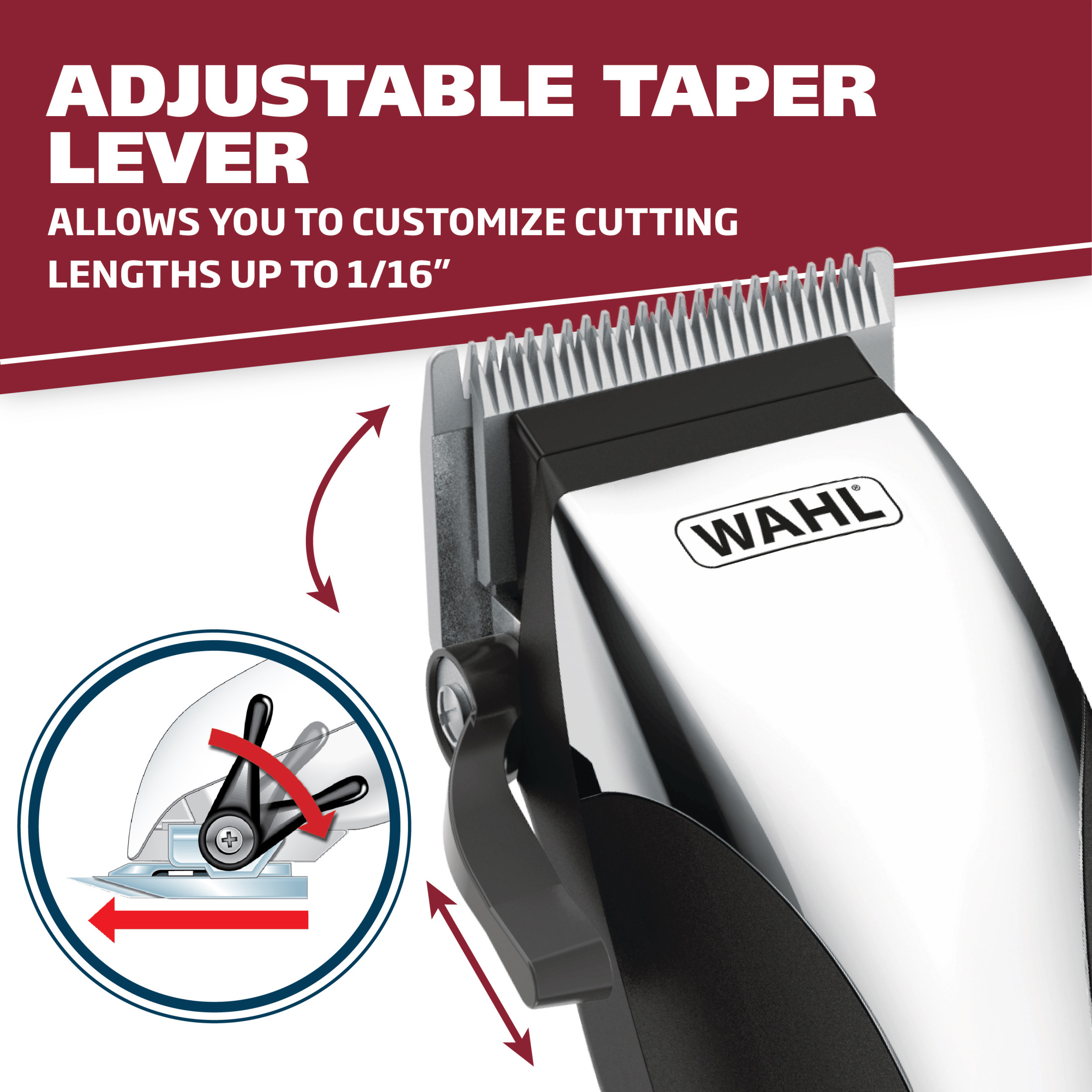 Wahl Chrome Pro Corded Hair Clipper Kit for Men & Women photo 5