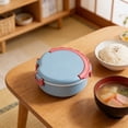 thumbnail image 1 of weibbin Lunch Box 800ml Leak Proof Microwaveable Food Container With Divided Compartments For Adults And Kids, 1 of 6