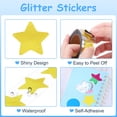 thumbnail image 3 of Uxcell 500Pcs Heart Stickers Self-Adhesive Sparkly Stickers Glitter Foil Incentive Stickers for Reward Classroom Teacher Supply Envelope Birthday Package Decoration,Multi Color,1.5 Inch, 3 of 6