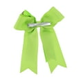 thumbnail image 5 of Unique Bargains 1 Pc Duckbill Clip Halloween Bow Double-layer Ribbon Hair Clip for Women Green, 5 of 5
