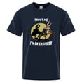 thumbnail image 2 of Trust Me Im An Engineer Vintage-Camiseta de algodón puro para hombre, camiseta de ingeniería de cuello redondo, ropa clásica de gran tamaño, 2 of 5