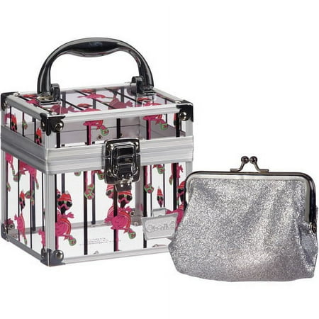 Caboodles Oh La La! Petite Train Case, Penguin Pattern, 2 pc