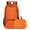 Orange, variant on Lightweight Foldable Backpack Men Women Waterproof Packable Backpack Travel Hiking Daypack