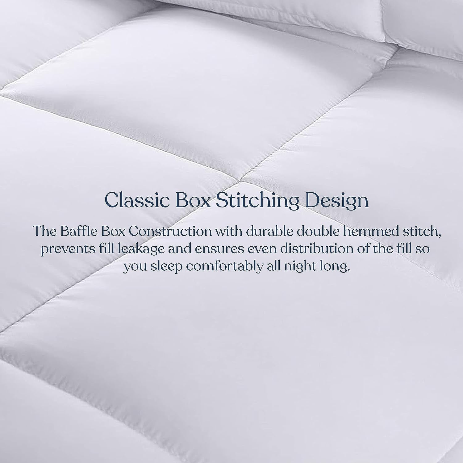 Delara Twin Size Down Alternative Duvet Insert - Ultra-Soft GOTS Certified Organic Cotton Cover Hypoallergenic Snow Down Alternative-Filled Hotel Collection Comforter, 350 GSM All Season Warmth