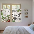 thumbnail image 4 of Strawberry Kitchen Curtains, Summer Fruits Spring Floral Botanical Light Filtering Window Curtain Panels, 2Pcs Rod Pocket Window Treatments Set for RV Dining Room Study Room 42x45 Inches, 4 of 9