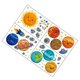 thumbnail image 2 of Pegatinas de pared Planet Static DIY calcomanía de pared decoración de PVC papel tapiz reutilizable para maleta casera 1 Juego AweSitey HA005396-00, 2 of 6