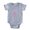 Heather Grey, variant on CafePress - Peacockgoth Feather_Pk - Cute Infant Baby Football Bodysuit