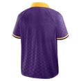 thumbnail image 5 of Men's Fanatics Purple/Gold Minnesota Vikings Homerun Raglan V-Neck Polo, 5 of 5