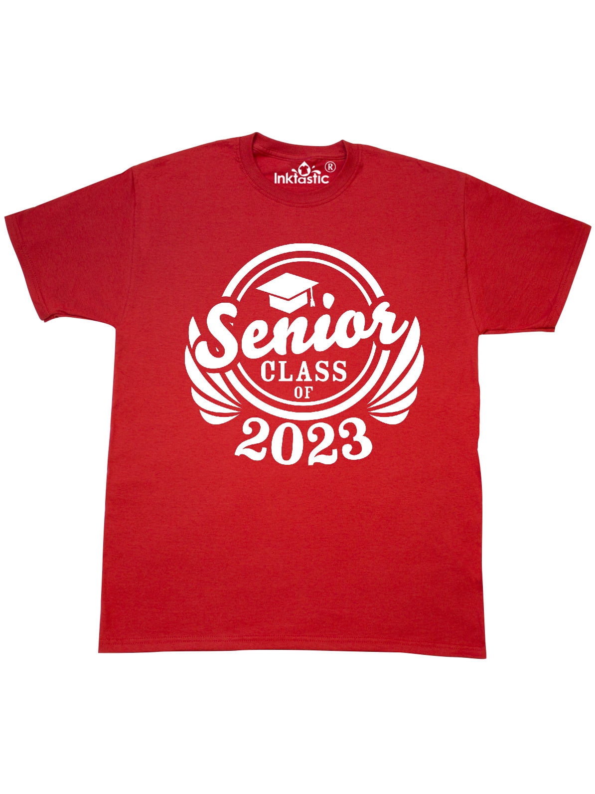 Inktastic Senior Class Of 2023 In White With Graduation Cap T Shirt