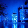 thumbnail image 4 of 100 Copper Wire Lights with Remote, 10M Length Blue LED String Lights, 4 of 6