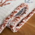 thumbnail image 5 of SAFAVIEH Marrakesh Lillian Medallion Polyester Area Rug, Ivory/Multi, 6'7" x 6'7" Square, 5 of 8