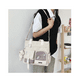 thumbnail image 5 of Bolso Multifuncional De Lona De Gran Capacidad Belug Blanco, 5 of 5