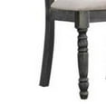 thumbnail image 7 of Benzara BM186230 Wooden Side Chair with Fabric Upholstered Seat, Gray - 35 x 20 x 19 in. - Set of 2, 7 of 7