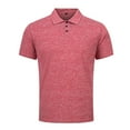 thumbnail image 4 of Vetsdori Mens Solid Color T-Shirts Short Sleeve Workout Pull on Red Athlete Collared Fashion Trendy Shirts for Men Slim Fit, 4 of 8