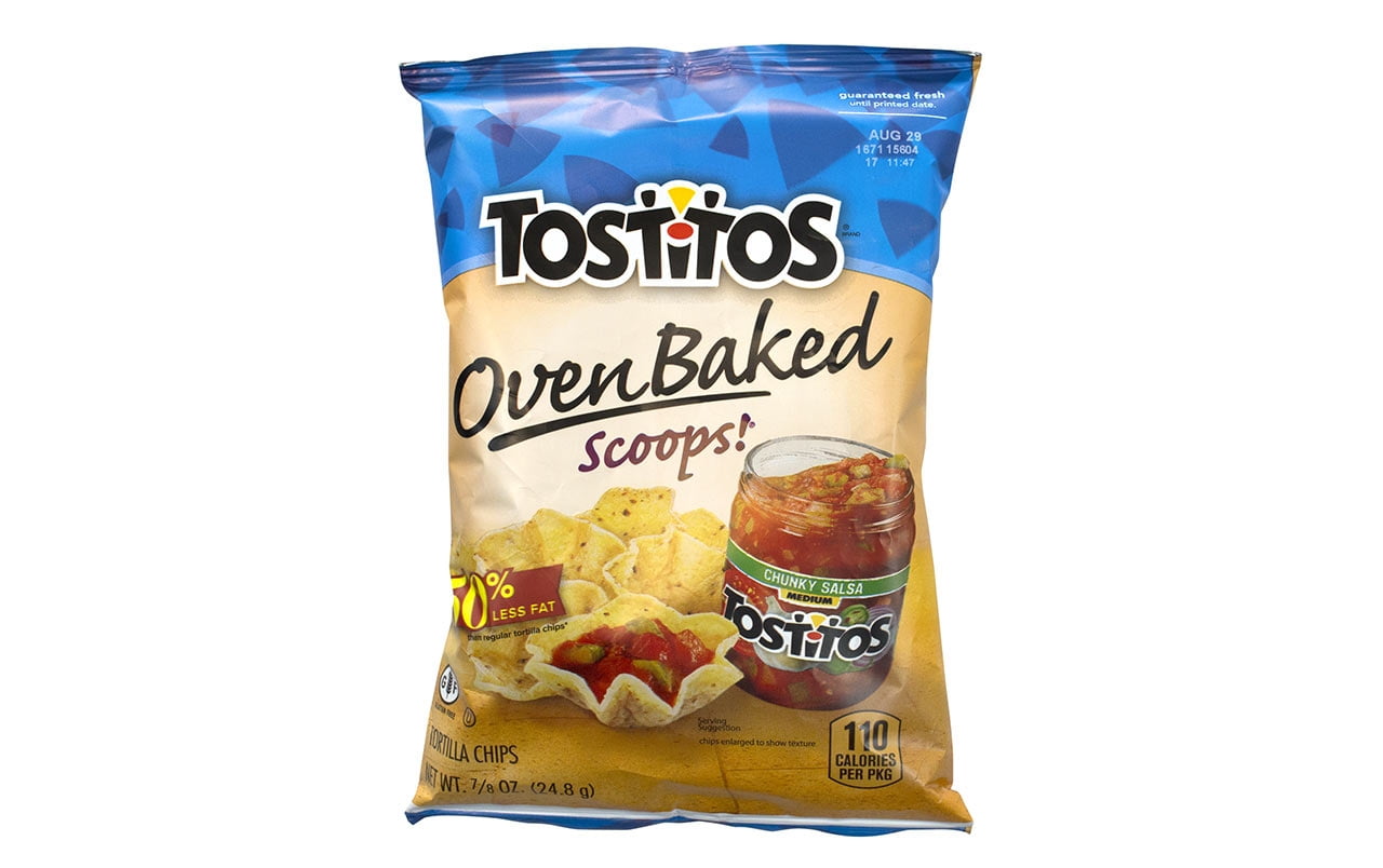 Tostitos Oven Baked Scoops Chips, 72 Count