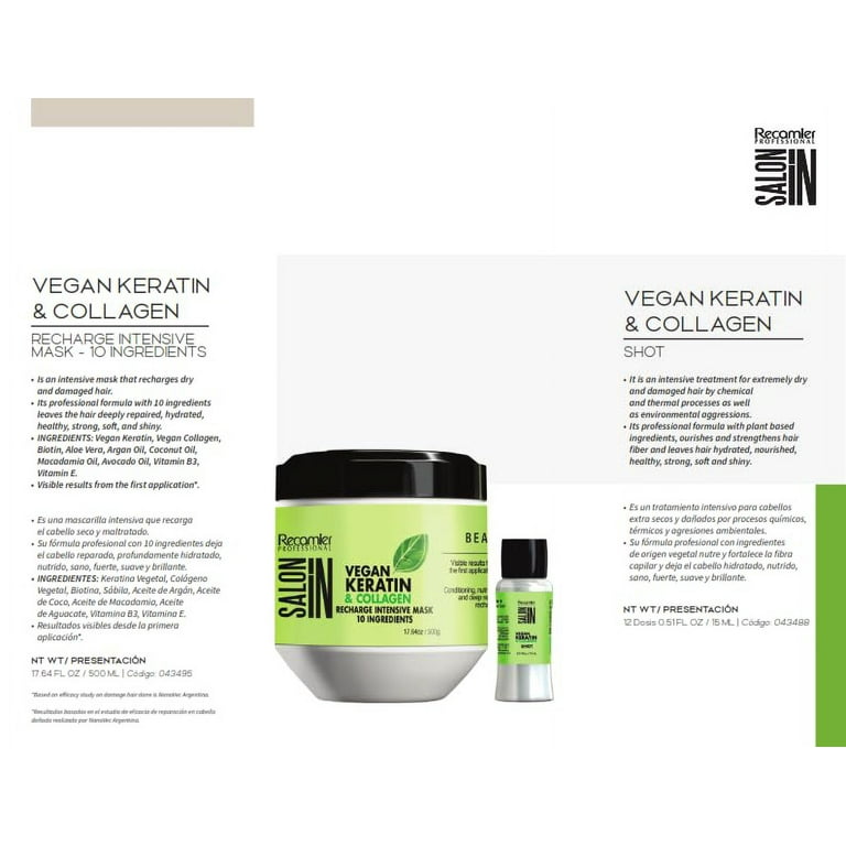 Leave On AplicaciÃ³n De La Keratina Recamier RECAMIER PROFESSIONAL