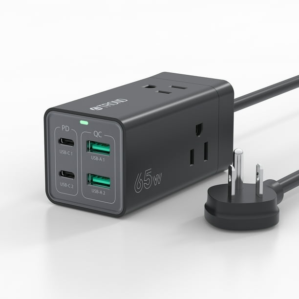 TROND USB C Charger Power Strip, Fast Charging Station, Desktop Fast