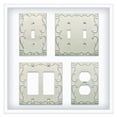 thumbnail image 4 of Franklin Brass Classic Lace Double Duplex Wall Plate in Satin Nickel, 4 of 5