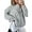 Gray, variant on Women's Cable Knit Sweater Oversized Crewneck Pullover Cozy Fall Winter Fashion