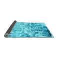 thumbnail image 2 of Ahgly Company Indoor Round Oriental Light Blue Industrial Area Rugs, 6' Round, 2 of 4