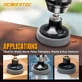 thumbnail image 6 of POWERTEC 2 inch 20pcs 240 Grit Sanding Discs for Die Grinder & Power Drill – Quick Change Type R Discs, Aluminum Oxide Non-Woven Nylon Surface Conditioning Pads (11406-P2N), 6 of 6