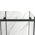 thumbnail image 5 of Dreamwerks Alexandria Black 60"W x 78.6"H, 5/16" Thick Clear Alcove Shower Door Kit, 5 of 14