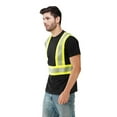 thumbnail image 4 of Hi Vis T-Shirt - Safety Shirt, ASNI Class 3 Segmented Reflective Safety T-Shirt-6685R-Blk-2XL, 4 of 9