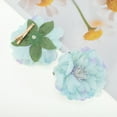 thumbnail image 3 of Unique Bargains 2 Pcs Hair Clip Grace Simulated Flowers Duckbill Clip Blue, 3 of 5