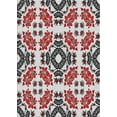 thumbnail image 1 of Ahgly Company Indoor Rectangle Patterned Gray Novelty Area Rugs, 7' x 9', 1 of 6
