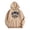 Khaki, variant on Women Letter Print Round Neck Pullover Long Sleeve Street Hoodie Casual Loose Oversized Sweatshirt Comfy Green M