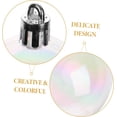 thumbnail image 4 of Bolas de adorno iridiscentes de 1,6 pulgadas, 24 bolas navideñas de plástico transparente rellenables, mini adornos para manualidades, fiestas navideñas, decoración del árbol de Navidad y decoración, 4 of 6
