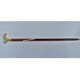 thumbnail image 2 of Vintage Handmade Solid Brass Handle Nautical Walking Stick Rustic Vintage Home Decor Gifts, 2 of 3