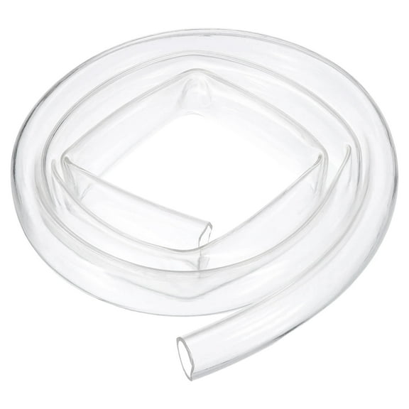 Tubing, 28mm ID x 34mm OD - 6 Feet Long Clear Vinyl Water Pipe, Lightweight Plastic Flexible